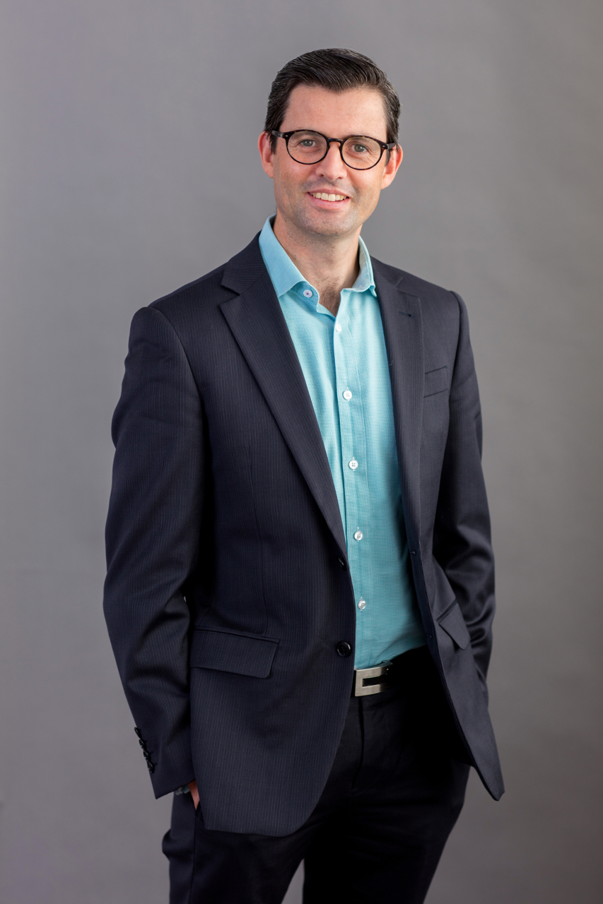 Joe Croke Business headshot on grey background