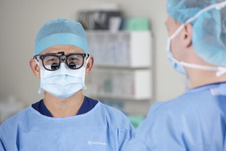 Professional photography of e surgeon in Melbourne operating theatre