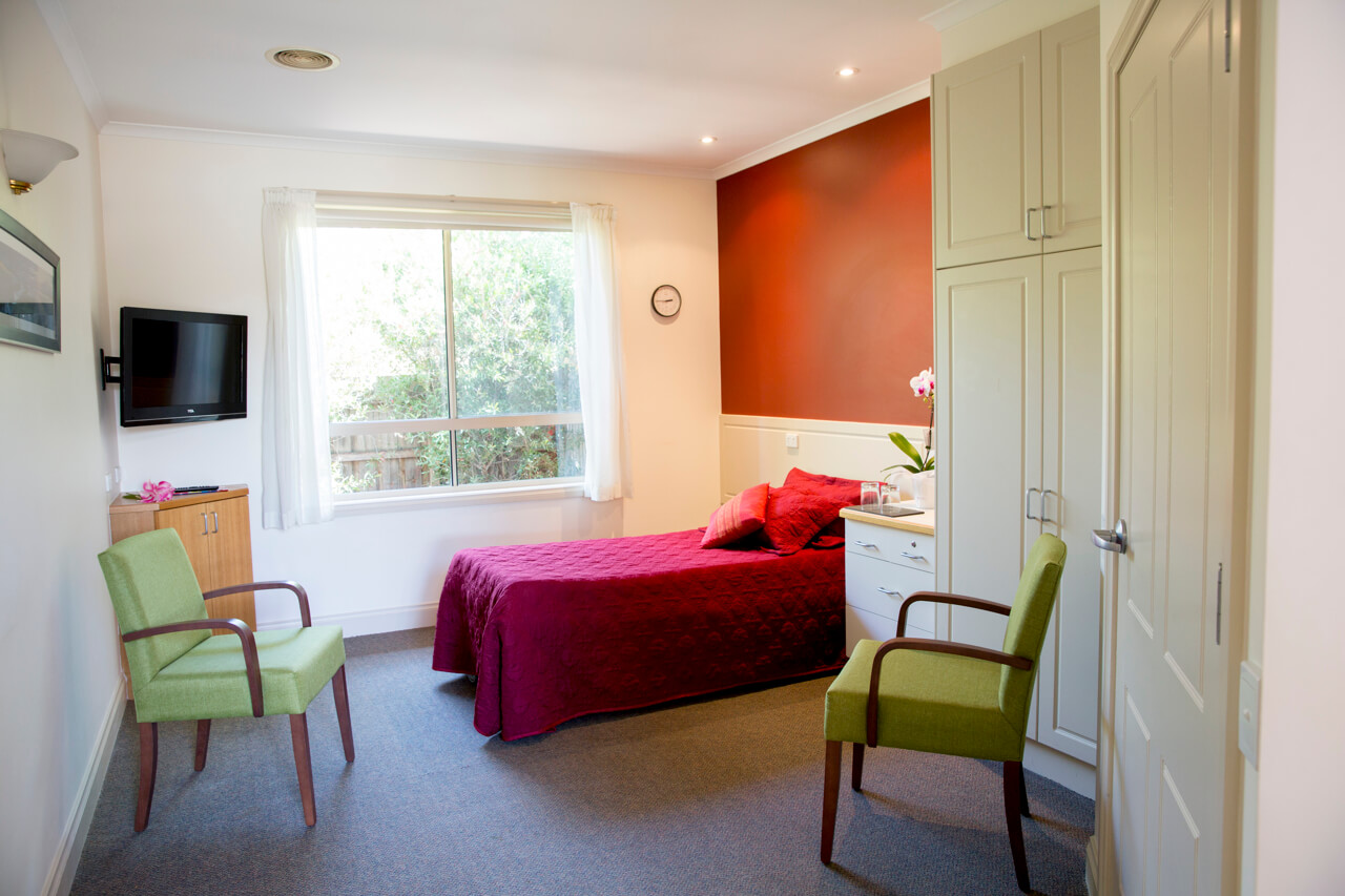 Room photograph in aged care facility in Melbourne