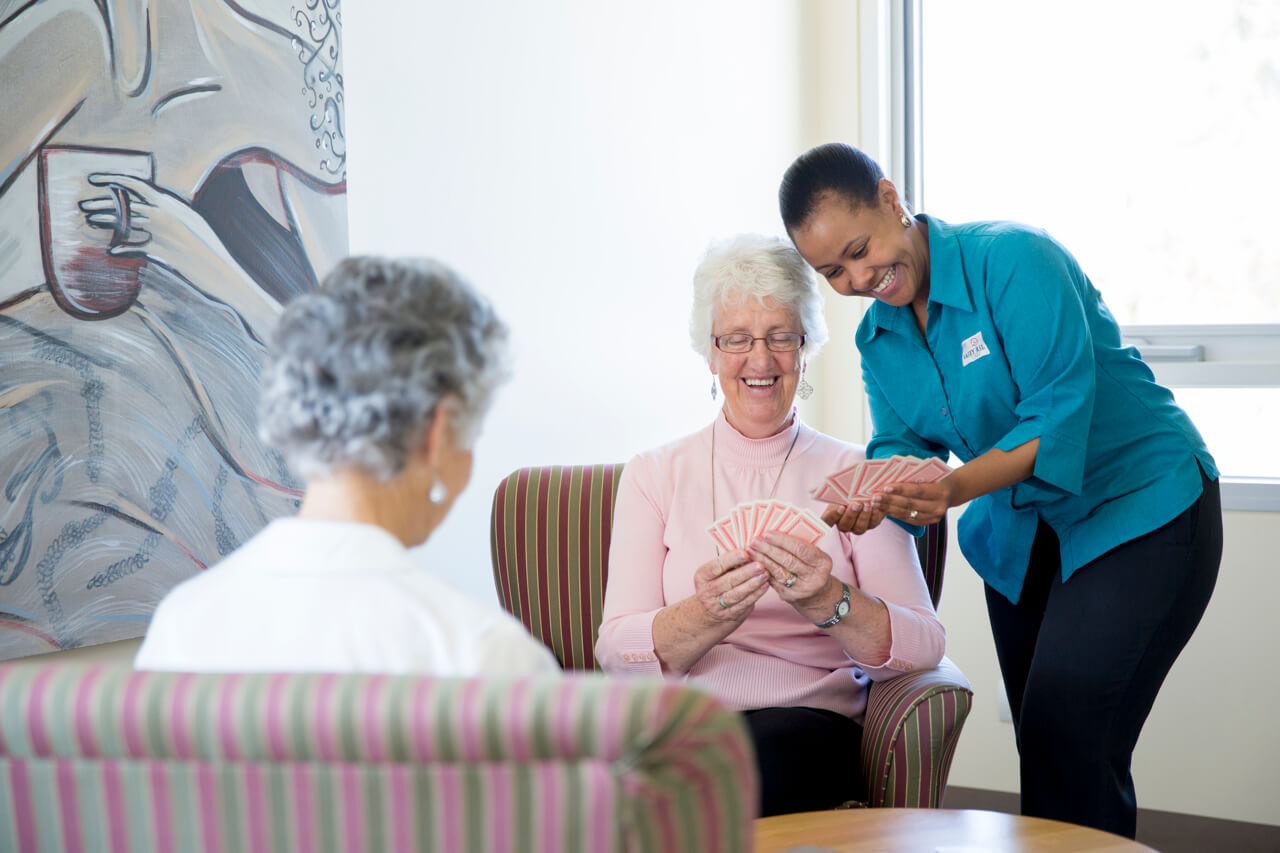Compassionate care being illustrated by staff in Aged care facility in Melbourne