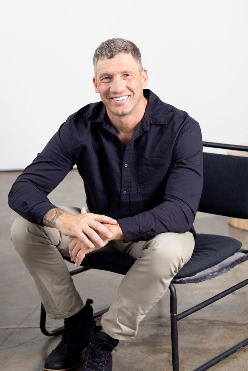 Professional headshotProfessional Headshots for Fire fighter Relaxed professional headshot of an emergency services worker in Melbourne studio